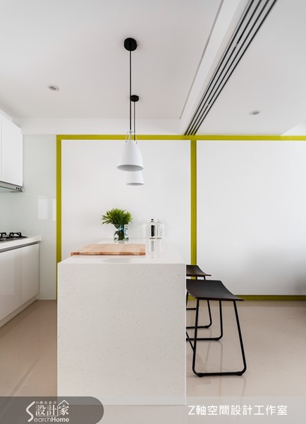 喜愛簡單大方設計的新婚夫妻，對於駐台美軍洋房社區內